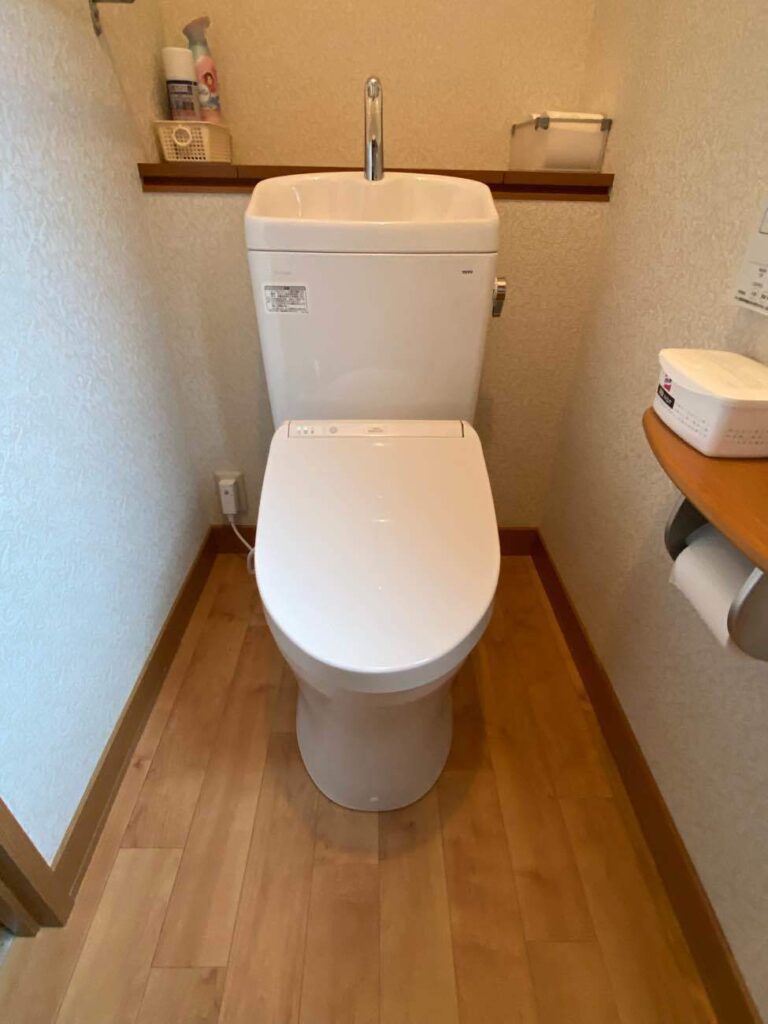 【トイレ施工事例】TOTO ピュアレストQR