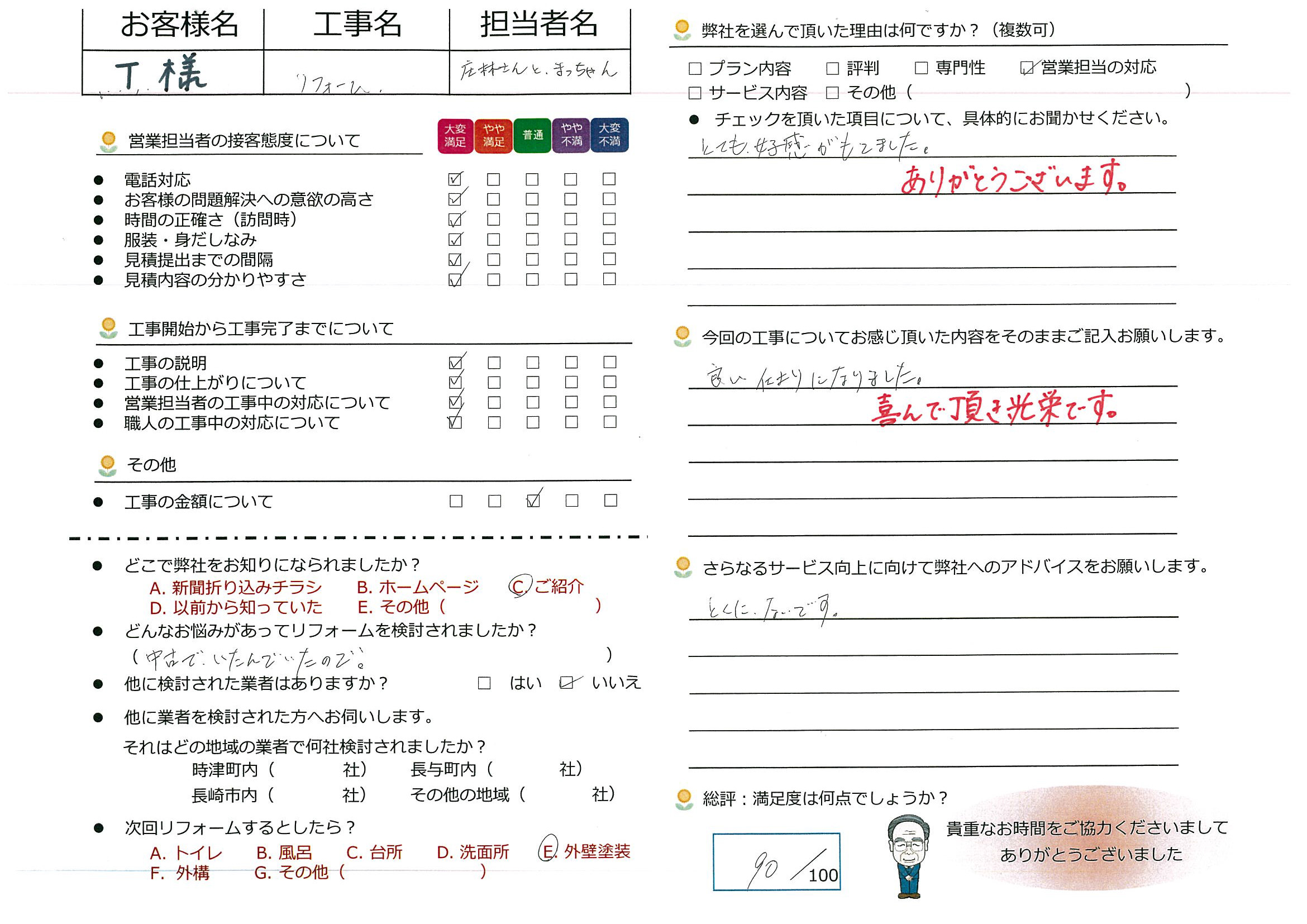 長崎市　T様邸　キッチンリフォーム