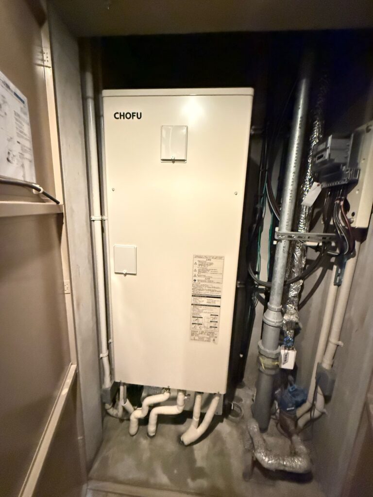 【電気温水器施工事例】長府 電気温水器