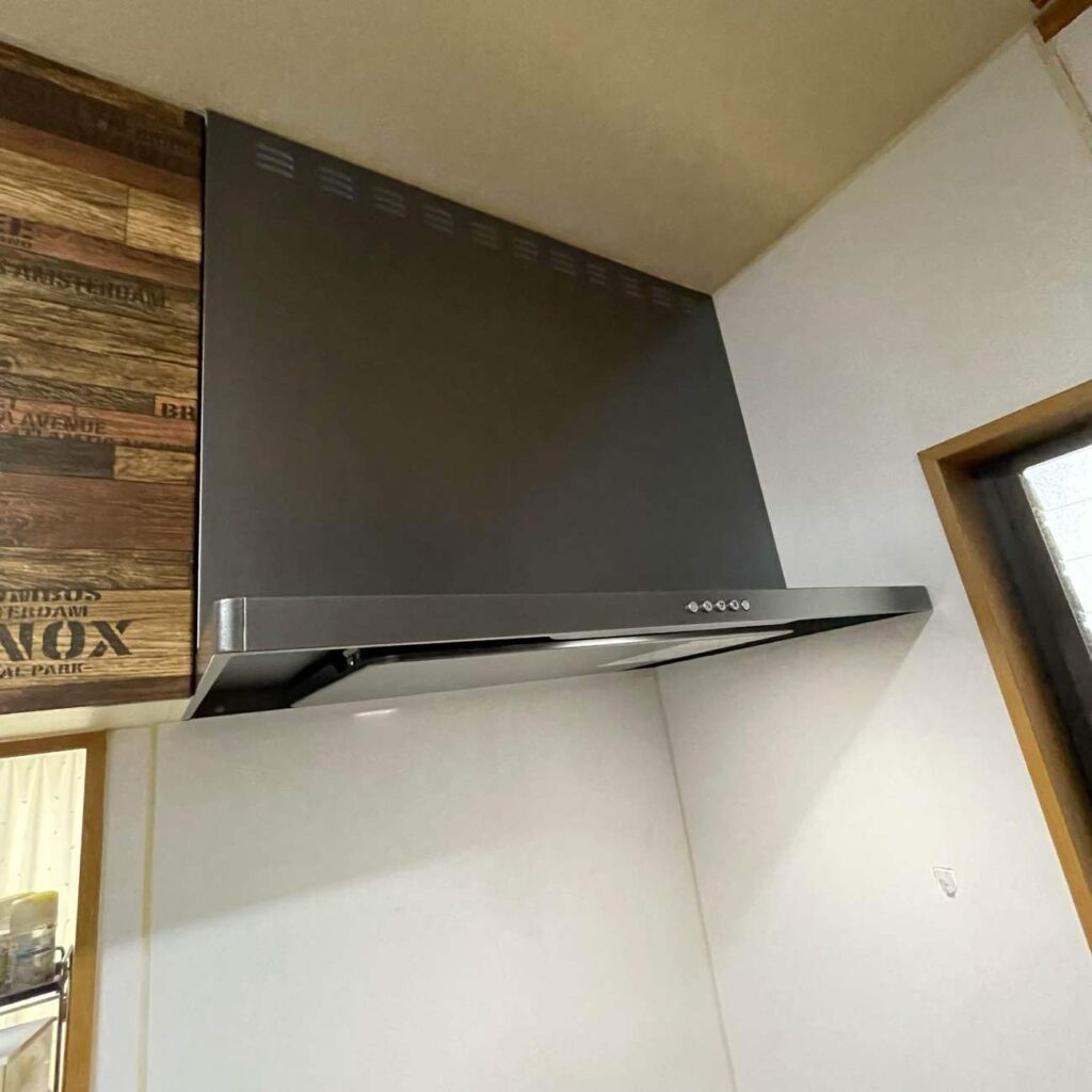 【キッチンまわり施工事例】クリナップ レンジフード
