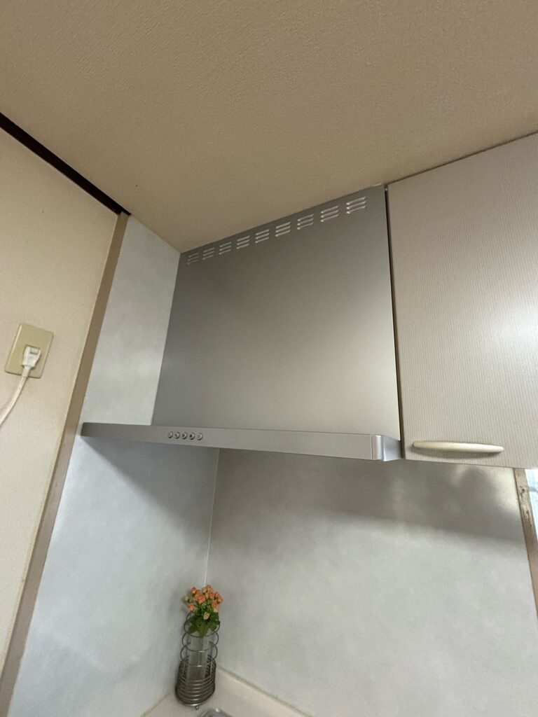 【キッチンまわり施工事例】クリナップ レンジフード