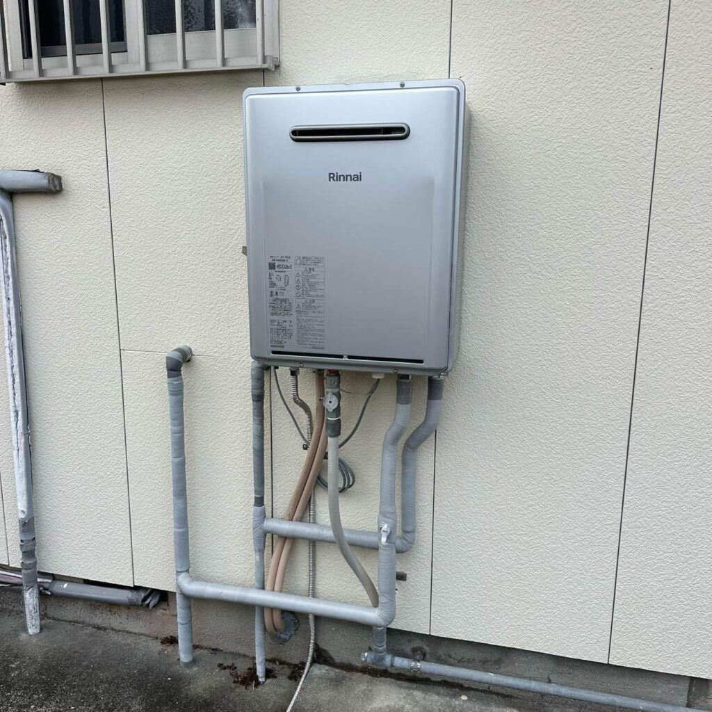 【給湯器施工事例】リンナイ ガス給湯器