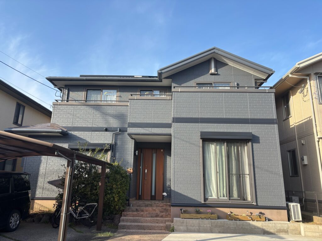 【塗装施工事例】屋根外壁塗装 フッ素/シリコン塗装