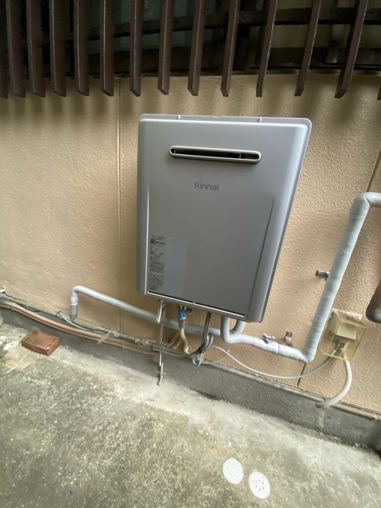 【給湯器施工事例】リンナイ ガス給湯器