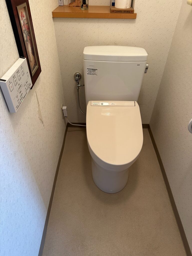 諫早市｜トイレリフォーム｜TOTO ピュアレストQR｜Ｔ様邸