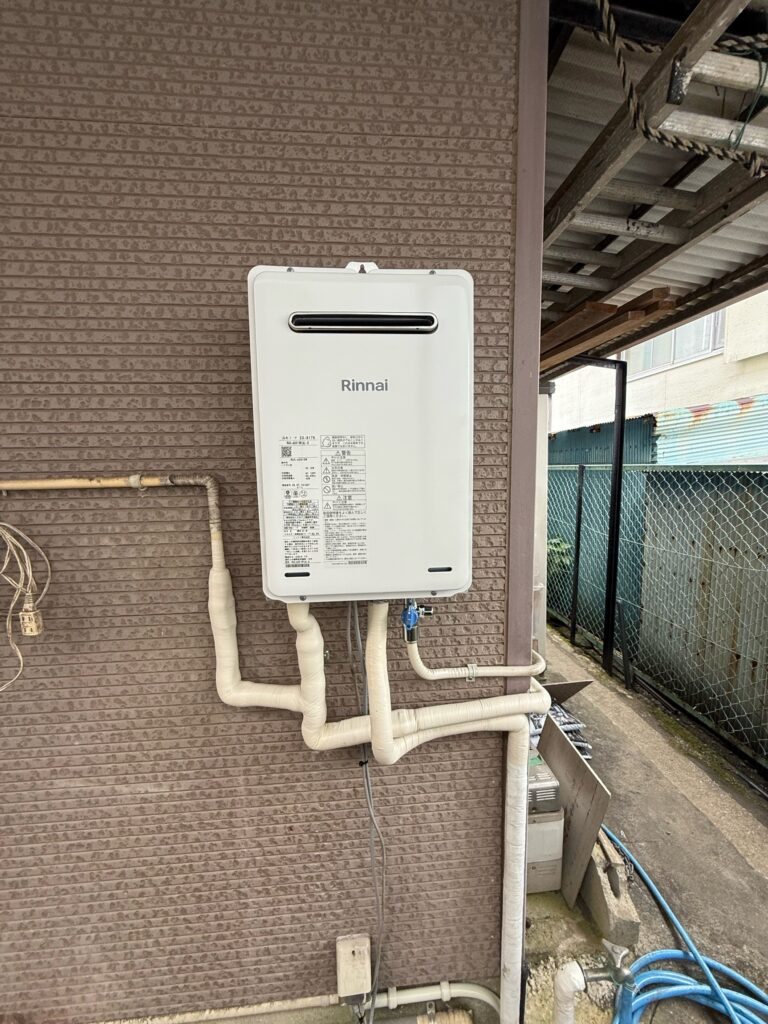 【給湯器施工事例】リンナイ ガス給湯器