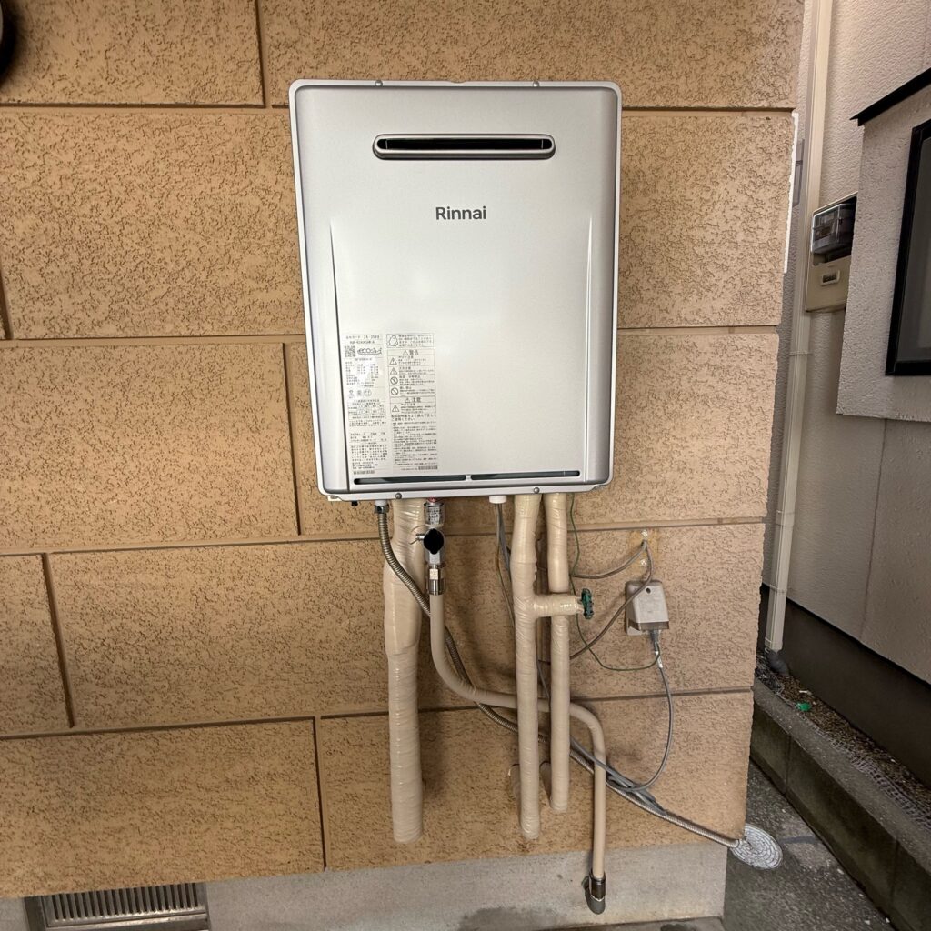 長崎市｜ガス給湯器取替｜リンナイ エコジョーズ｜Ｆ様邸