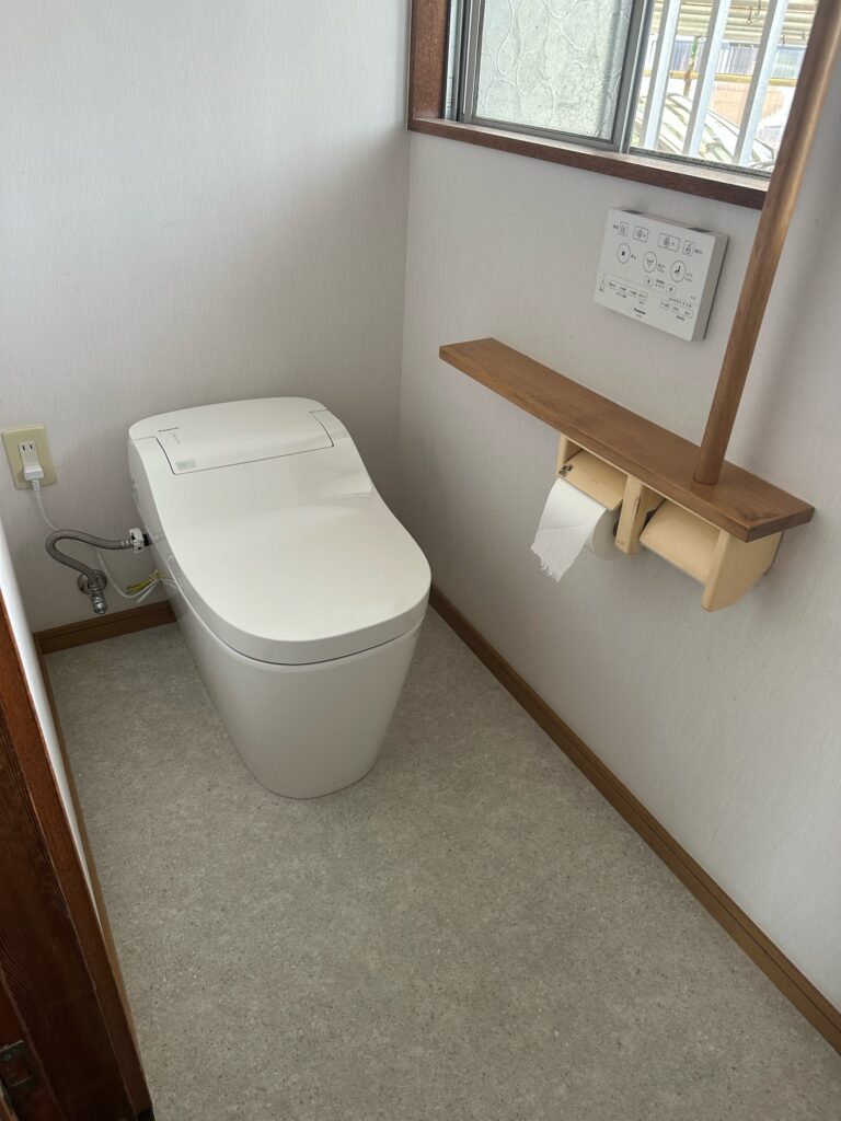 諫早市｜トイレリフォーム｜Panasonic アラウーノ｜Ｆ様邸