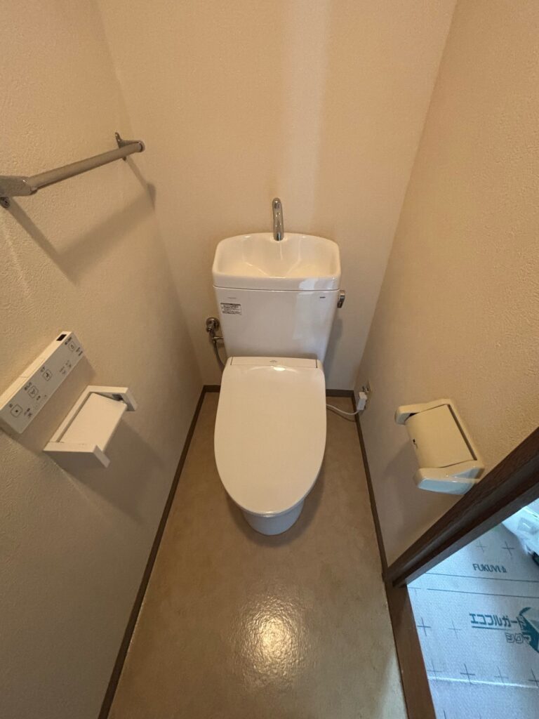 諫早市｜トイレリフォーム｜TOTO ピュアレストQR｜Ｓ様邸
