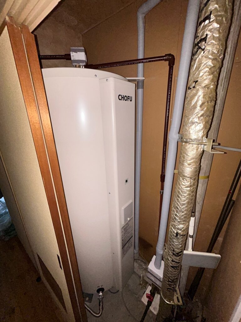 長崎市｜電気温水器取替｜長府 電気温水器｜Ｆ様邸