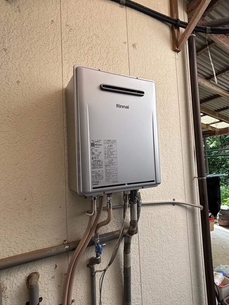時津町｜ガス給湯器取替｜リンナイ エコジョーズ｜Ｋ様邸