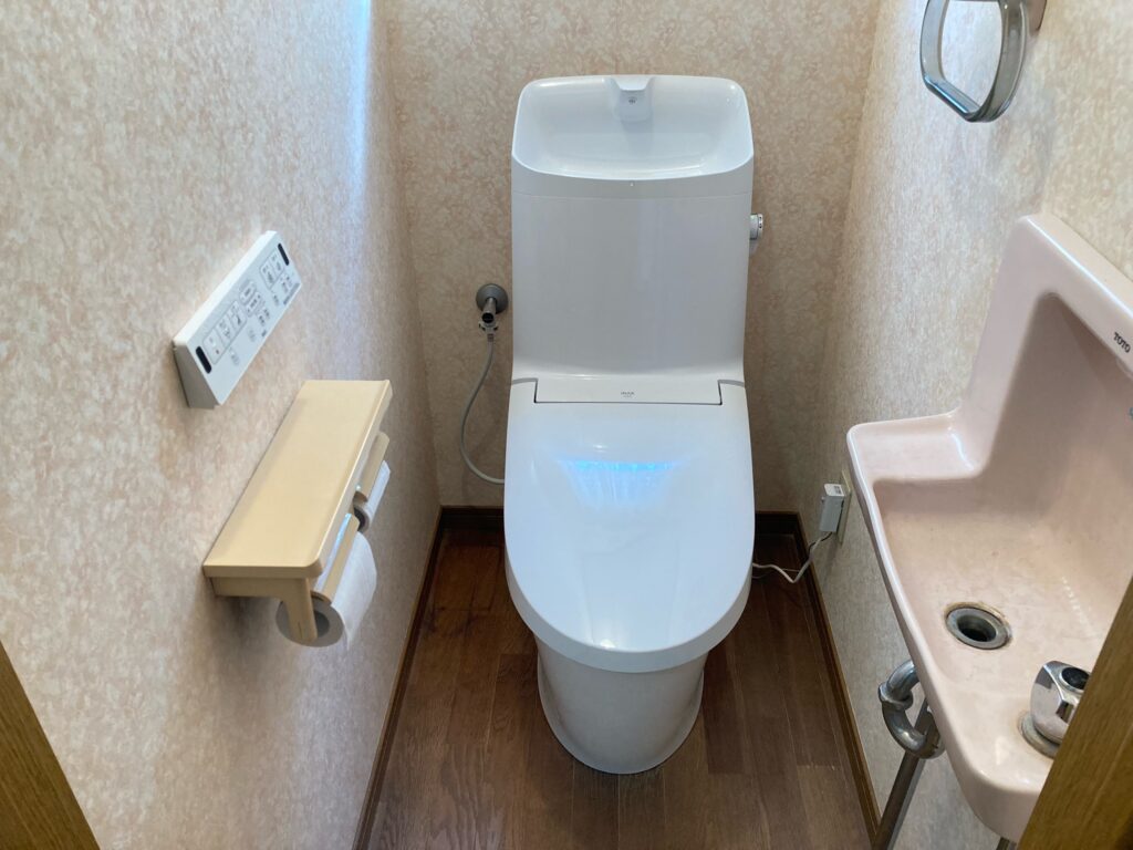 諫早市｜トイレリフォーム｜LIXIL LVシャワートイレ｜H様邸