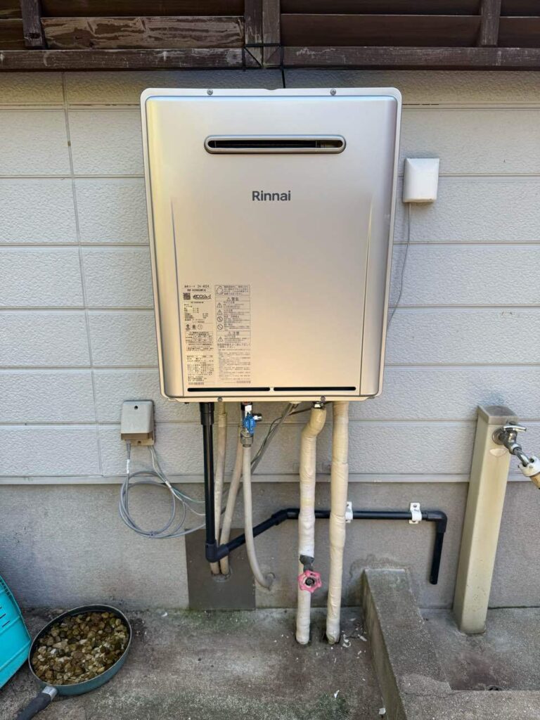 諫早市｜ガス給湯器取替｜リンナイ エコジョーズ｜Ａ様邸