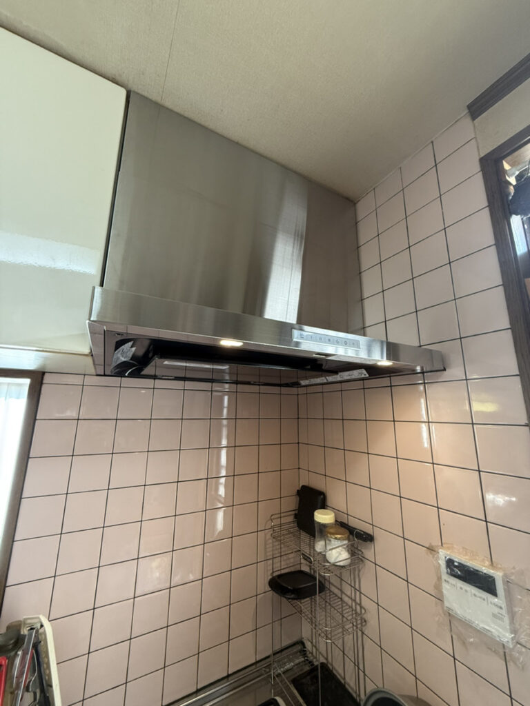 レンジフード取替