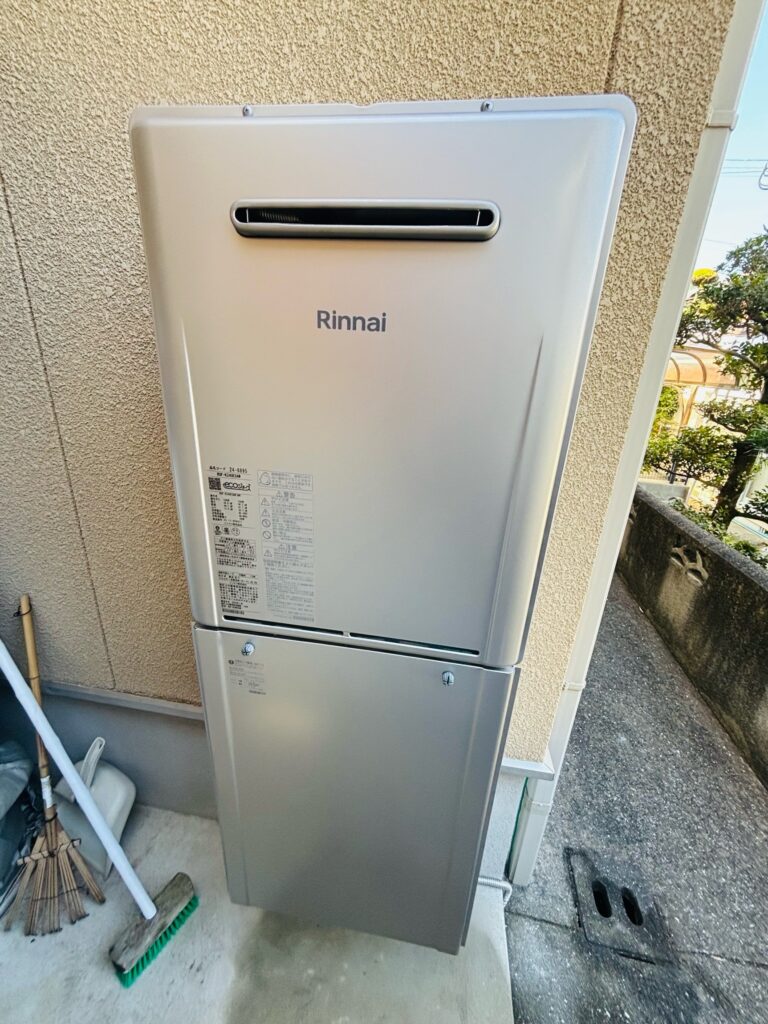 長崎市｜ガス給湯器取替｜リンナイ エコジョーズ｜Ｏ様邸