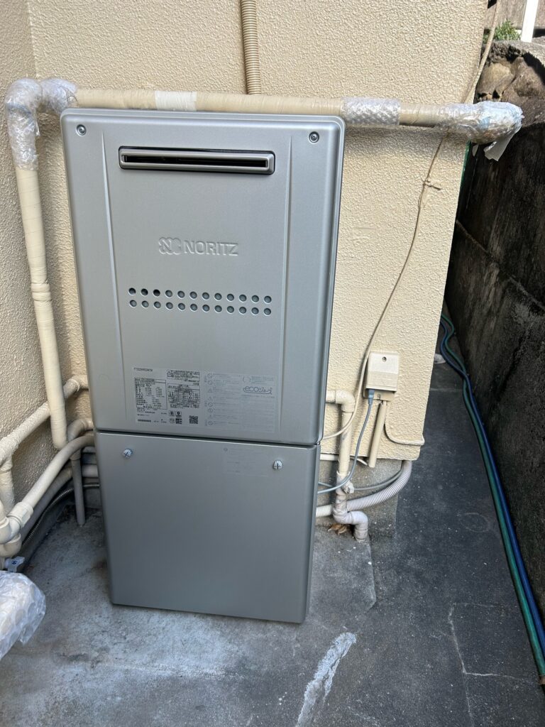 長崎市｜ガス給湯器取替｜リンナイ エコジョーズ｜Ｏ様邸
