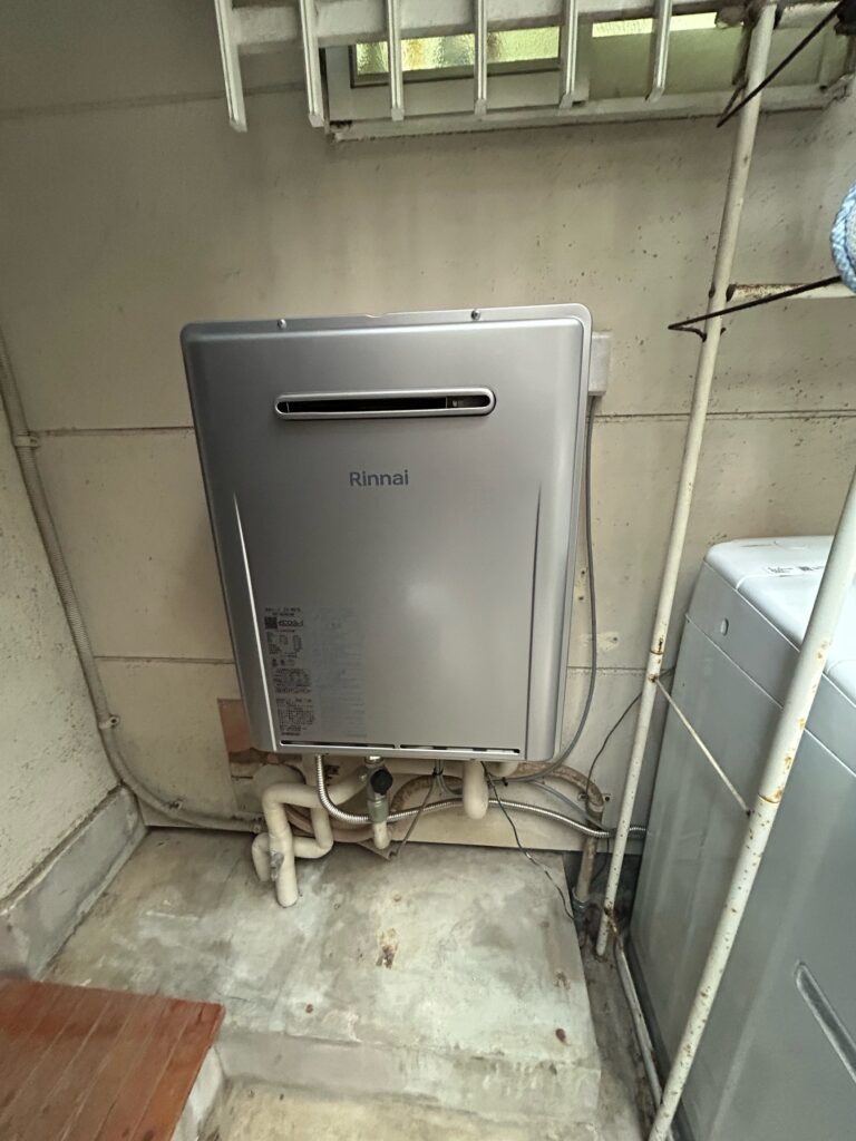 長崎市｜ガス給湯器取替｜リンナイ エコジョーズ｜Ｉ様邸