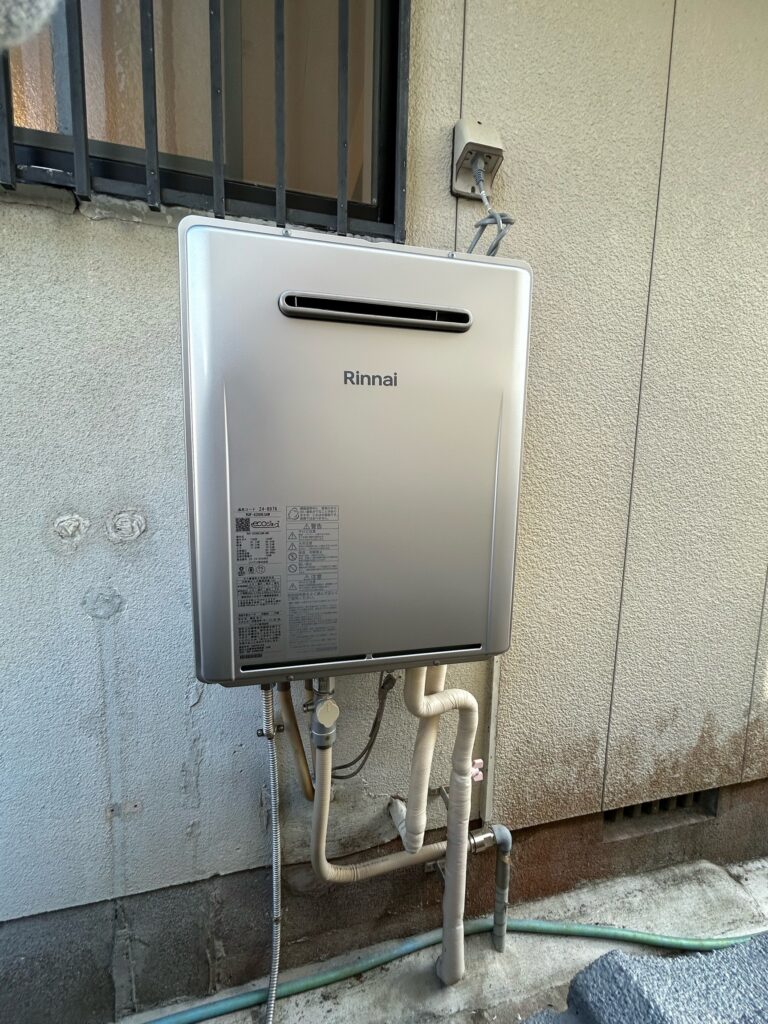 時津町｜ガス給湯器取替｜リンナイ エコジョーズ｜Ｙ様邸