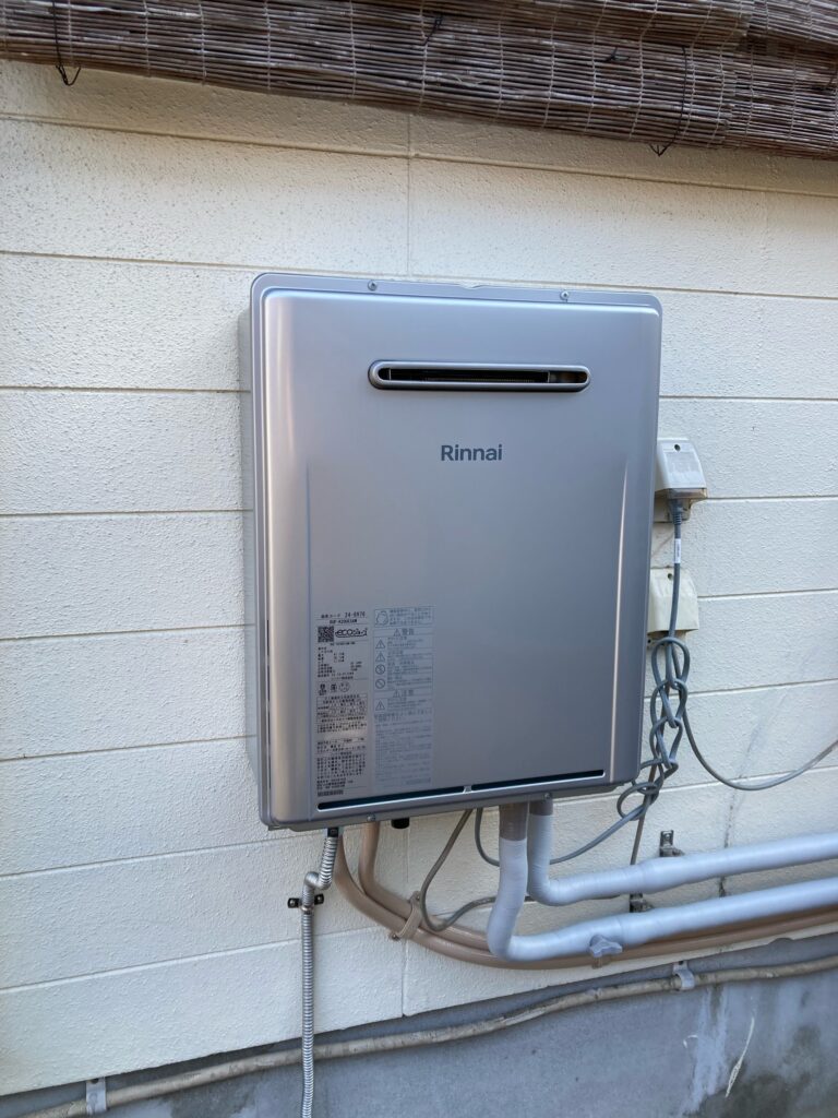 時津町｜ガス給湯器取替｜リンナイ エコジョーズ｜Ｉ様邸