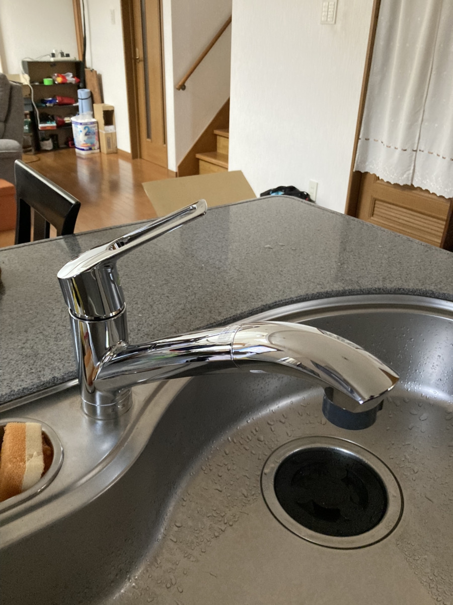 キッチン水栓取替