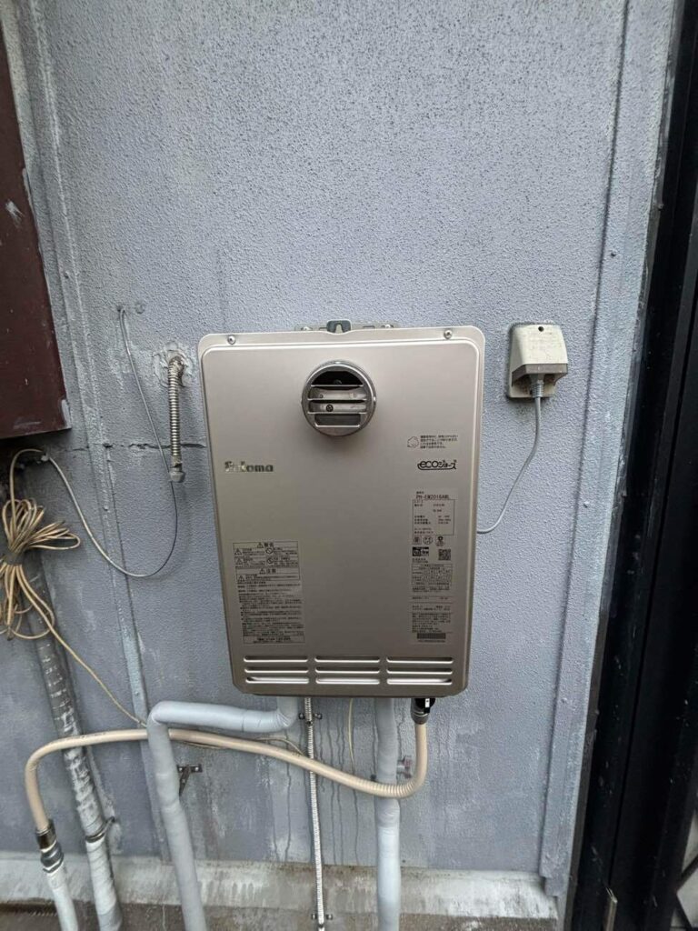 長与町｜ガス給湯器取替｜パロマ エコジョーズ｜Ａ様邸
