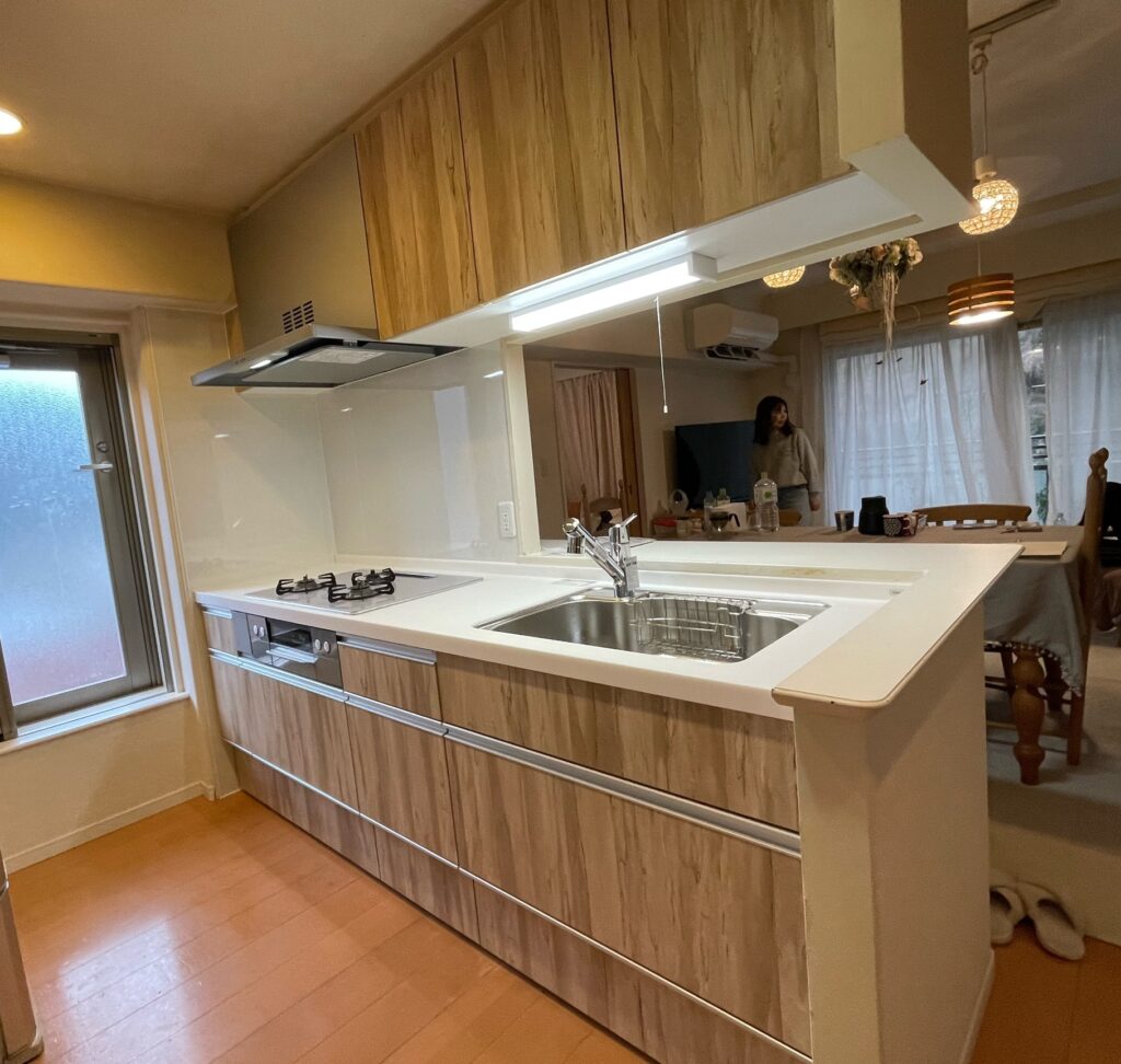 長崎市｜水廻りリフォーム｜キッチンリフォーム｜トイレリフォーム｜クリナップ ラクエラ｜LIXIL Jフィット|N様邸