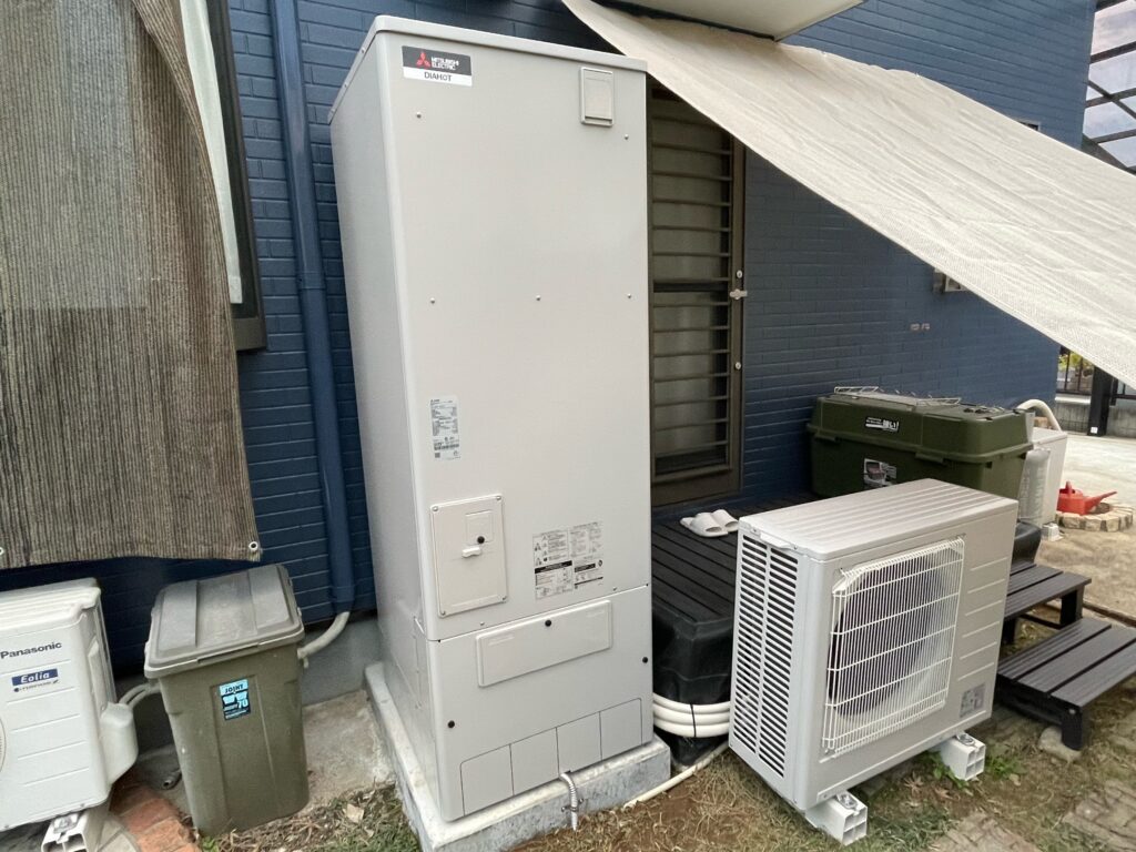 長与町｜エコキュート新設｜三菱 エコキュート｜Ｙ様邸