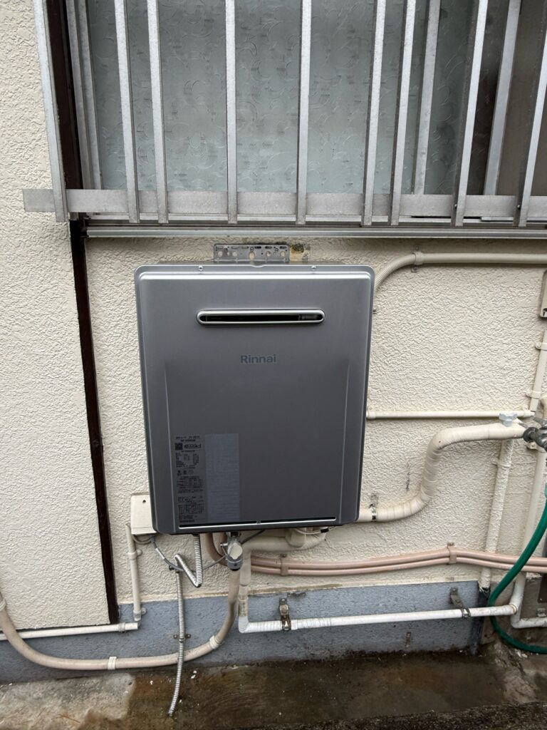 長崎｜時津町｜ガス給湯器取替｜リンナイ エコジョーズ｜M様邸