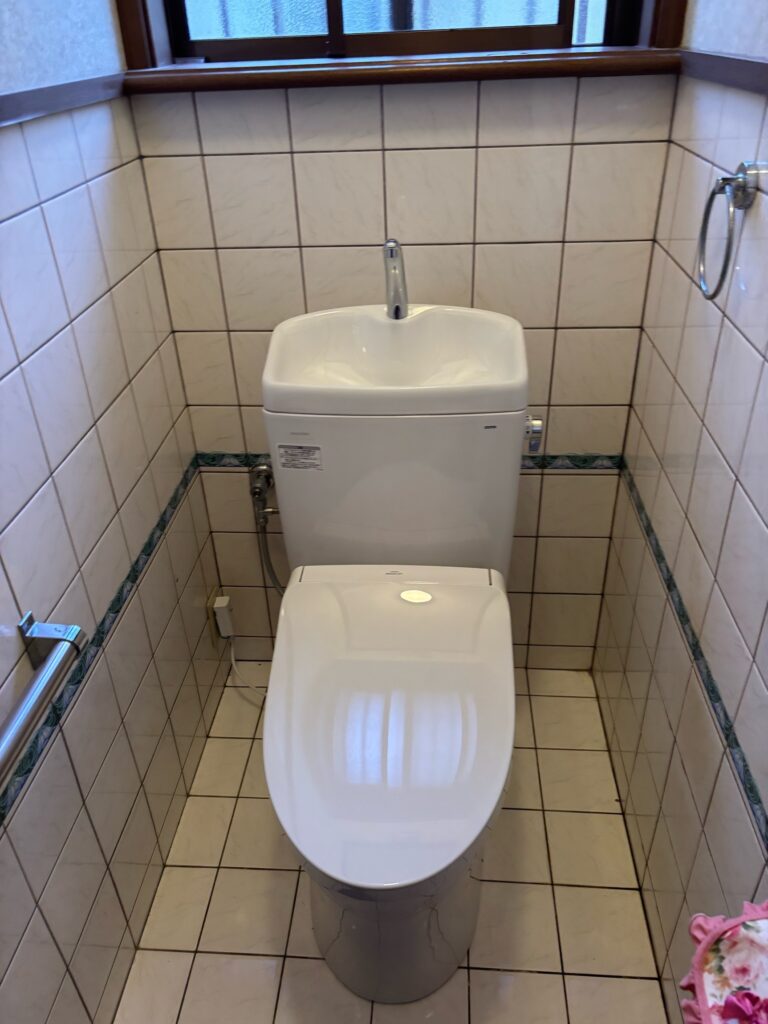 長崎｜時津町｜トイレリフォーム｜TOTO ピュアレストQR｜Ｋ様邸