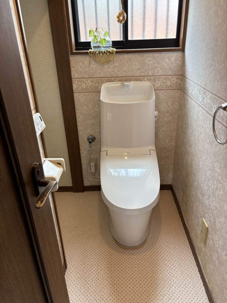 長崎｜時津町｜トイレリフォーム｜LIXIL 一体型シャワートイレ｜Ｓ様邸
