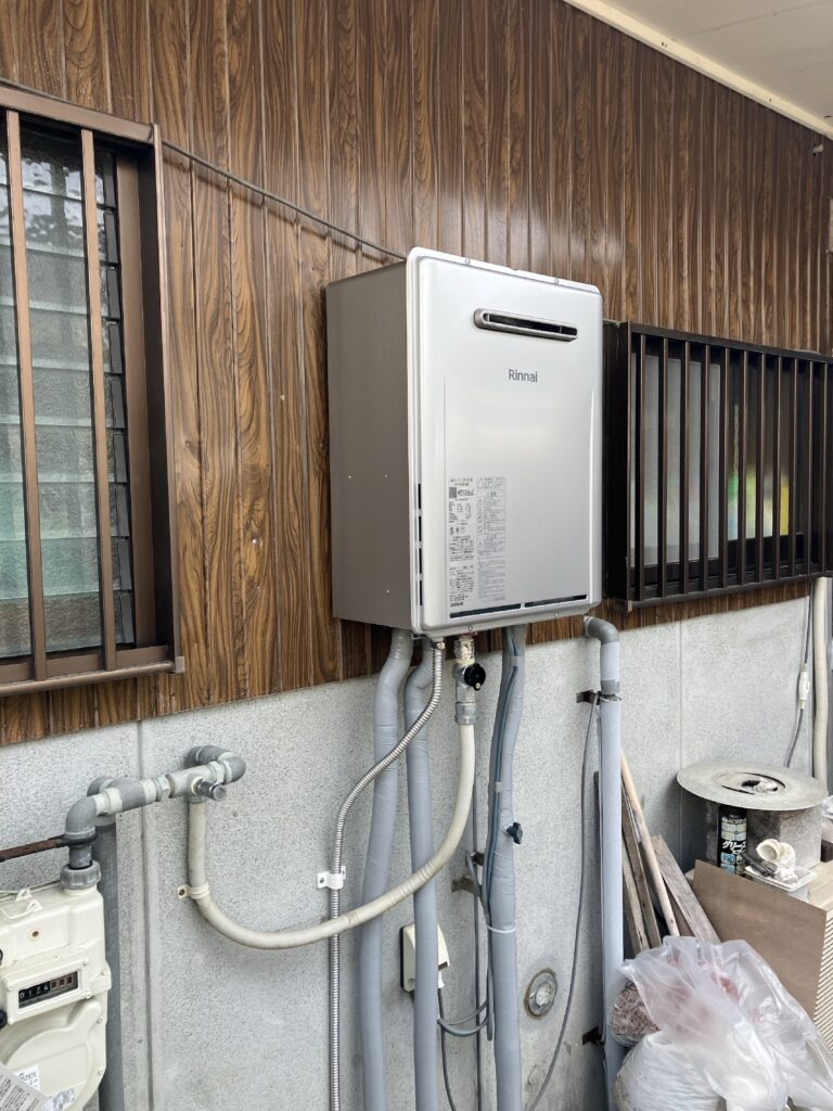 長崎｜諫早市｜ガス給湯器取替｜リンナイ　ガス給湯器｜A様邸