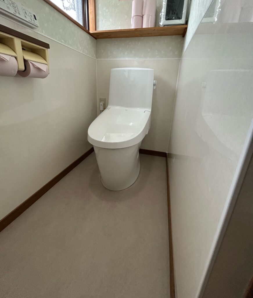 長崎｜長崎市｜トイレリフォーム｜LIXIL 一体型シャワートイレ｜Ｍ様邸