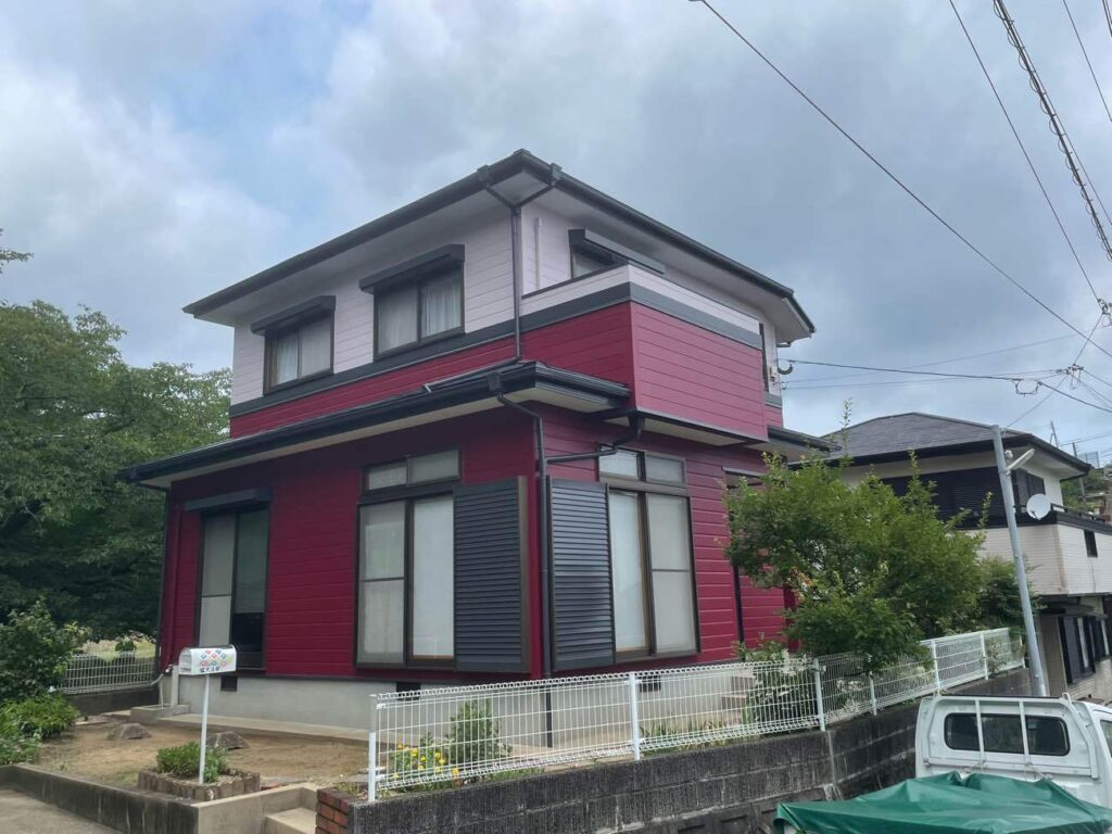 時津町│屋根外壁塗装│ フッ素・シリコン塗装│Ｔ様邸