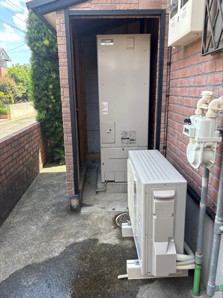 長崎｜諫早市｜エコキュート取替｜三菱　エコキュート｜Ｉ様邸