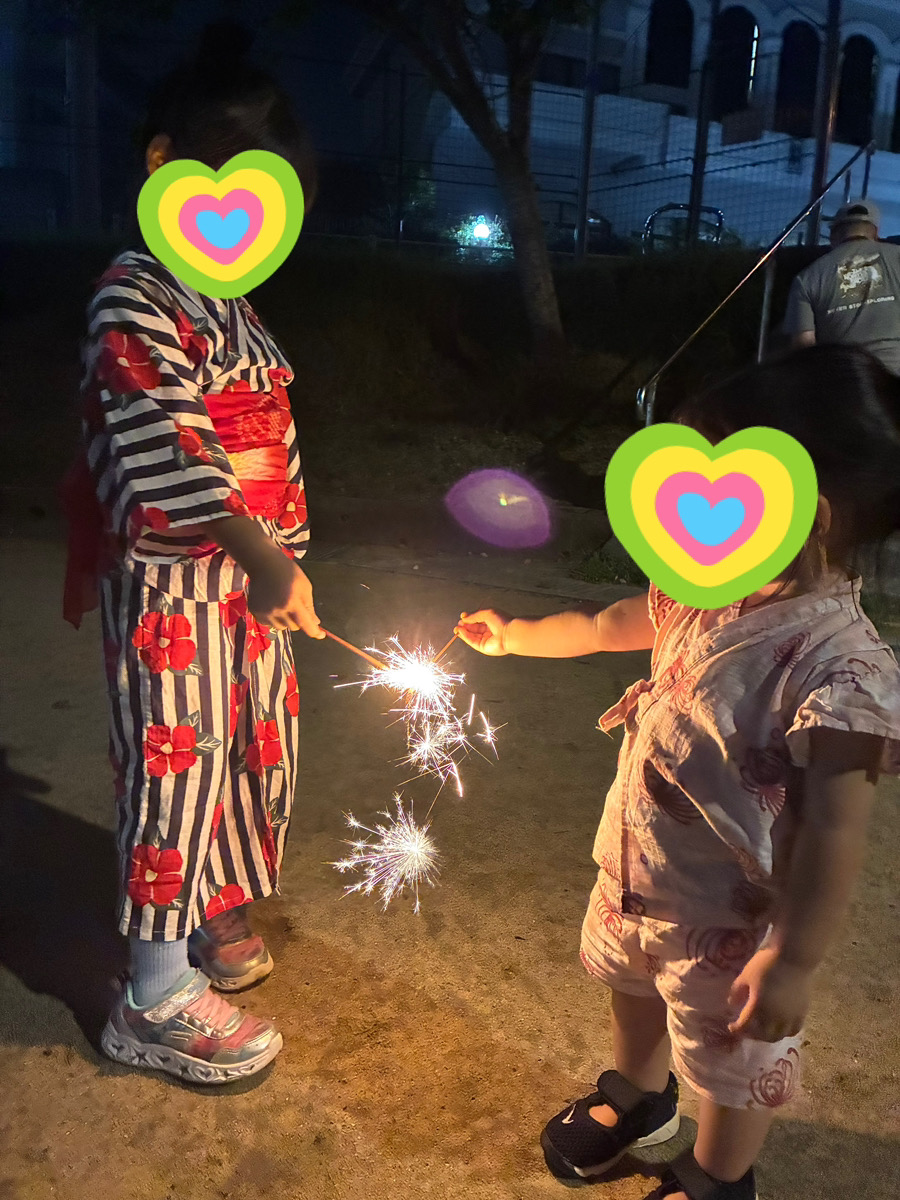 夏の終わりの花火🎆